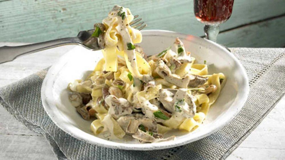 tagliatelle with creamy blue cheese (rte.ie)