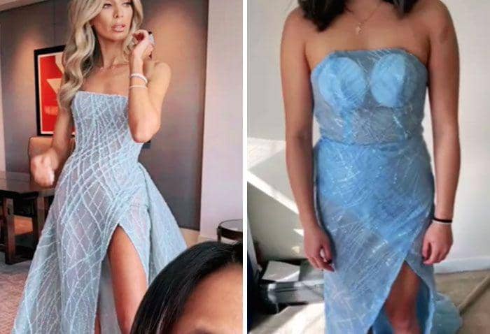 Meme ekspektasi vs realitas. (tiktok.com/6ix9ines.daughter)