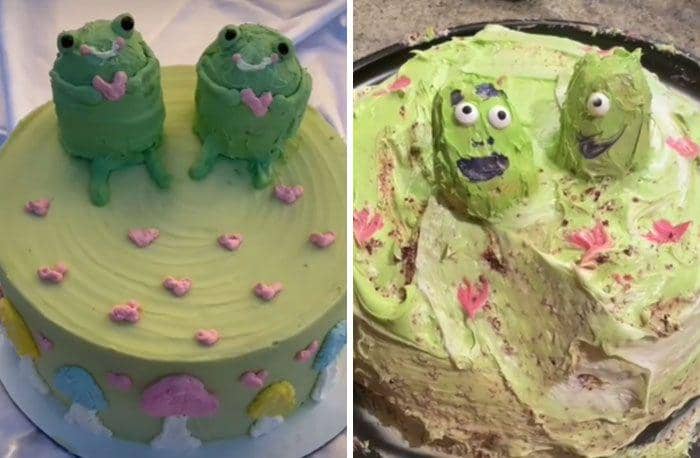 Meme ekspektasi vs realitas. (tiktok.com/maryellaedmondss)