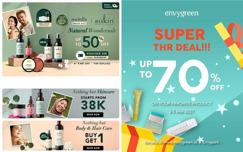 Promo Makeup dan Skincare Mei 2021, Diskon Bertebaran Sambut Lebaran
