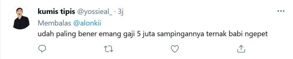 Gaji 5. Twitter.com/yossieal/