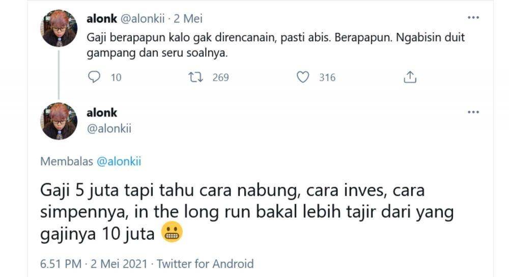 Gaji 5. Twitter.com/alonkii/