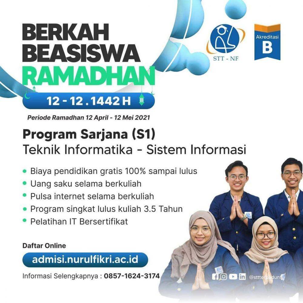 Instagram STT Terpadu Nurul Fikri (instagram.com/sttterpadunf)