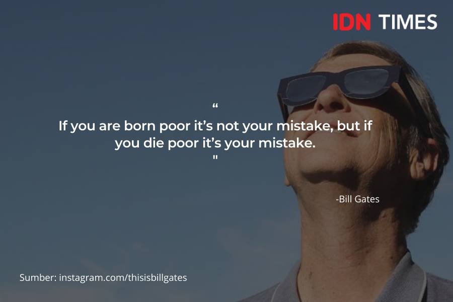 Ilustrasi Quotes Bill Gates (IDN Times/Klara Livia)