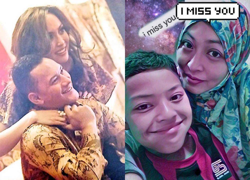 Alm. Adjie Massaid dan Angelina Sondakh. (Instagram.com/keanu_massaid/)