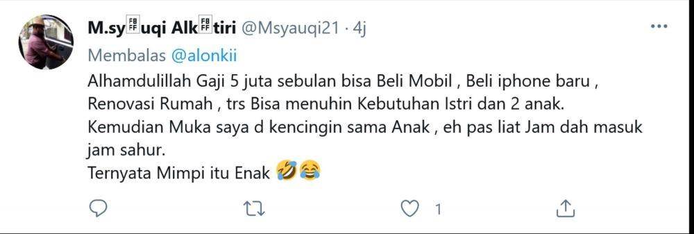 Gaji 5. Twitter.com/Msyauqi21/