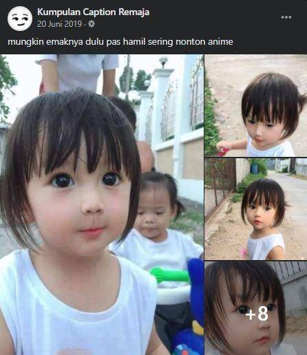 ngaku mirip tokoh anime (facebook.com/kumpulancaptionremaja)