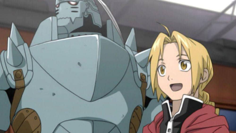 Edward dan Alphonse Elric dalam anime Fullmetal Alchemist versi 2003. (dok. Netflix/Fullmetal Alchemist)