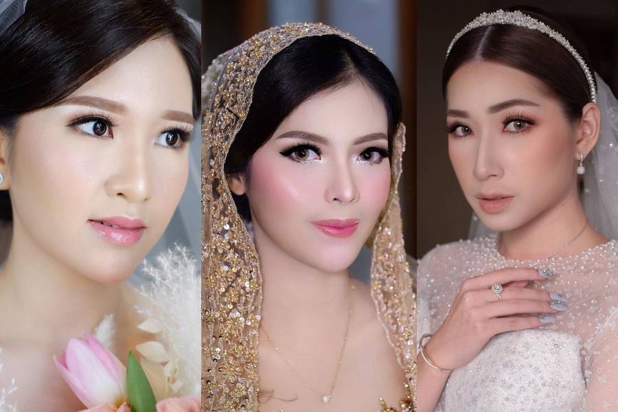 Wedding makeup bergaya Korea (Berbagai sumber)
