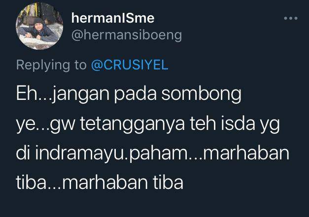 Curhat warganet saat rumahnya dekat artis (twitter.com/hermansiboeng)