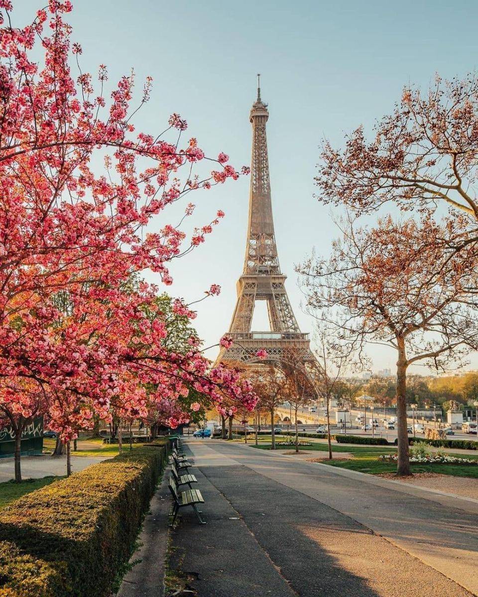 Menara Eiffel, Prancis (instagram.com/wonguy974)