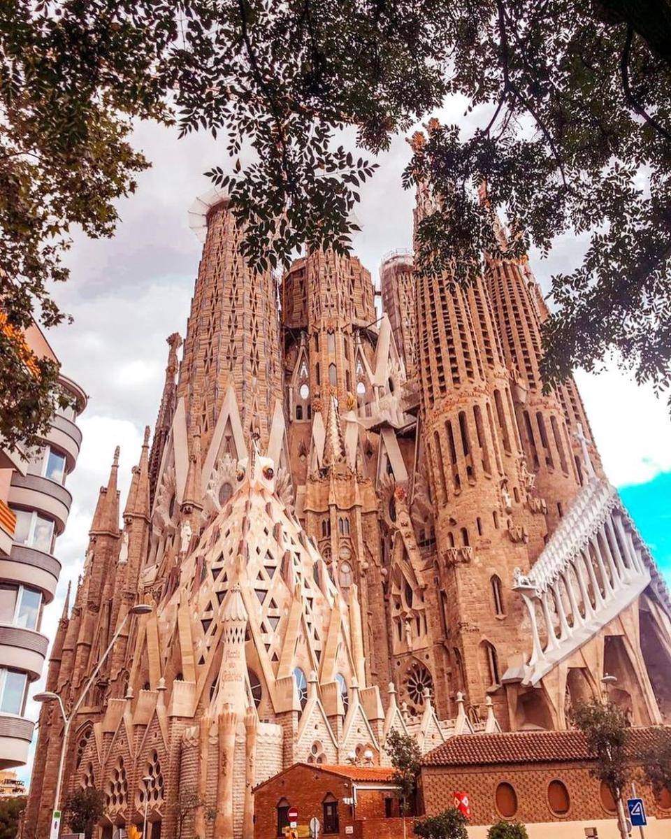 Sagrada Familia, Spanyol (instagram.com/ania_toma_)