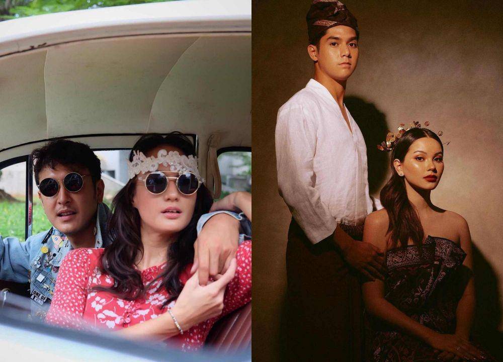 Dimas Anggara-Nadine Chandrawinata dan Al Ghazali-Alyssa Daguise. (Erfanharyando via Instagram.com/dimsanggara/ | Winstongomez via Instagram.com/alyssadaguise/)