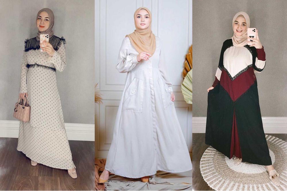 10 Ide Outfit Hijab Lebaran Casual ala Citra Kirana, Simpel & Anggun!