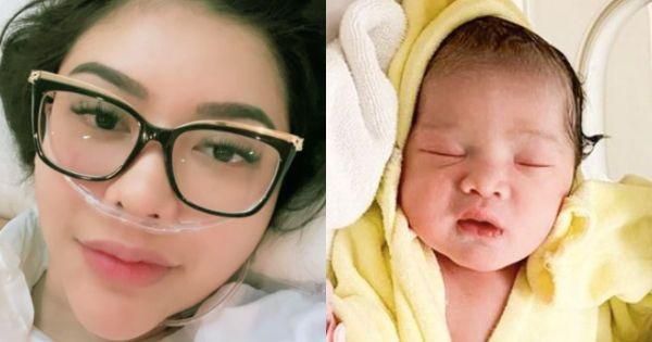 10 Potret Perjuangan Rica Andriani Melahirkan Anak Pertama