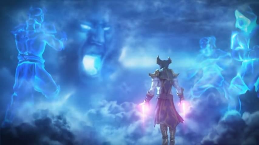 Shinnok membangkitkan One Being di MK X. (mortalkombat.fandom.com)