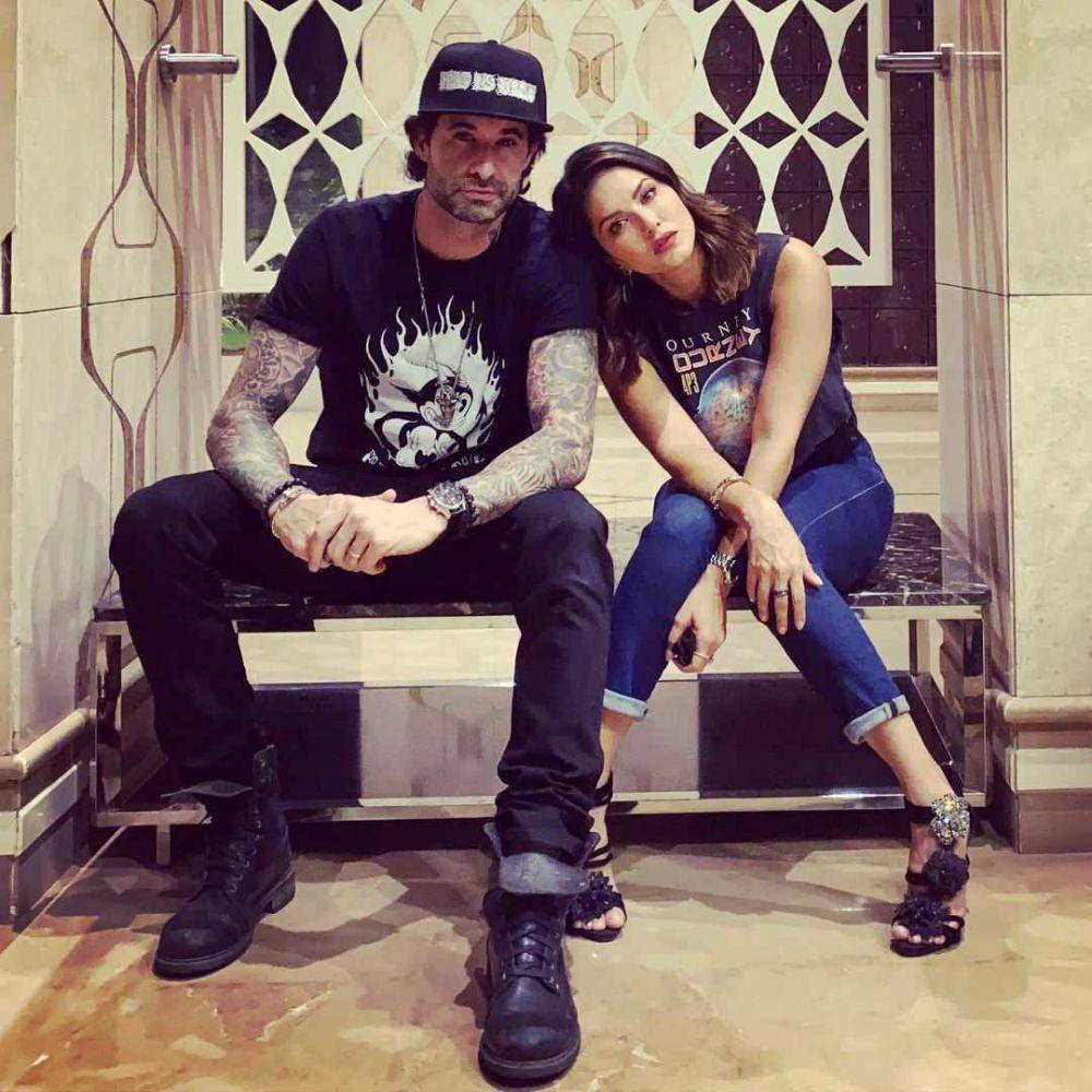 Sunny Leone dan suami (instagram.com/sunnyleone)