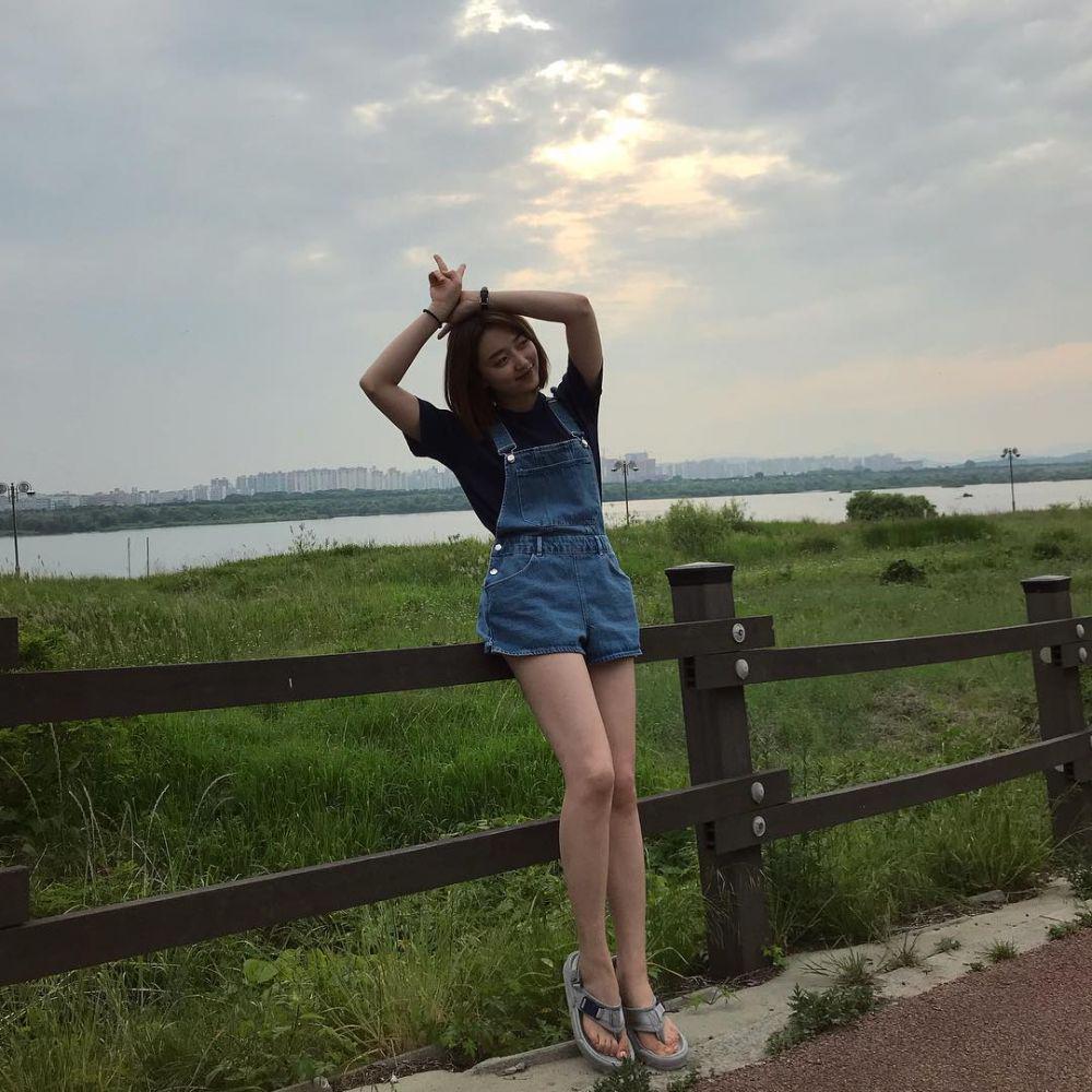 ootd celana pendek Pyo Ye Jin (instagram.com/yjiinp)