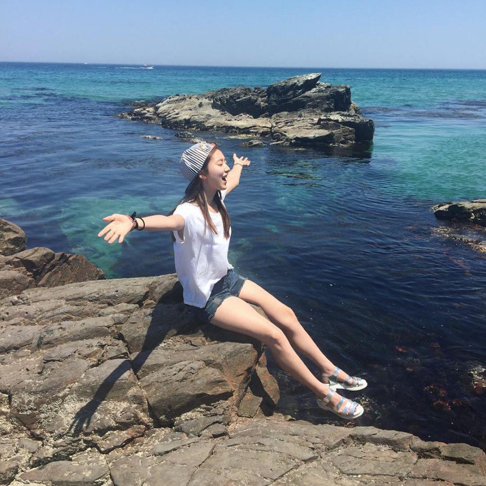 ootd celana pendek Pyo Ye Jin (instagram.com/yjiinp)