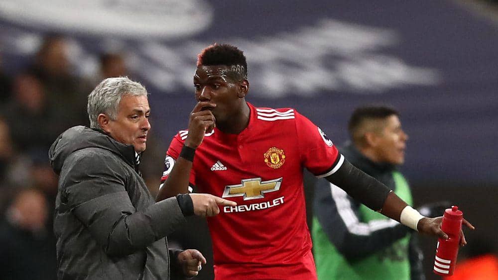 Jose Mourinho dan Paul Pogba (skysports.com)