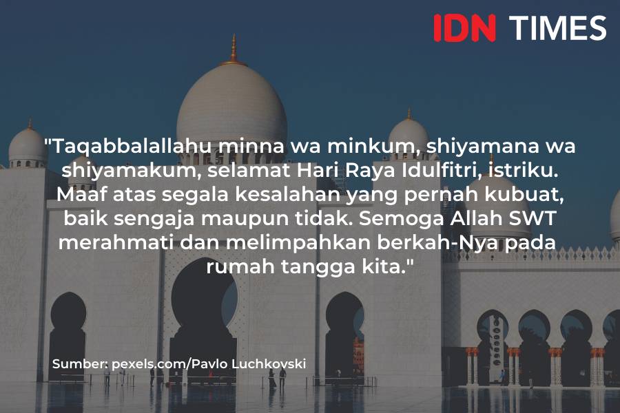 Ilustrasi ucapan lebaran (IDN Times/M. Tarmizi Murdianto)