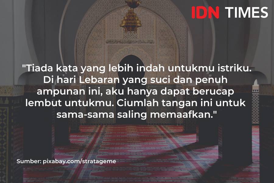 Ilustrasi ucapan lebaran (IDN Times/M. Tarmizi Murdianto)