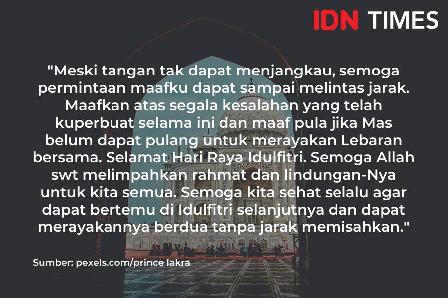 Ilustrasi ucapan lebaran (IDN Times/M. Tarmizi Murdianto)