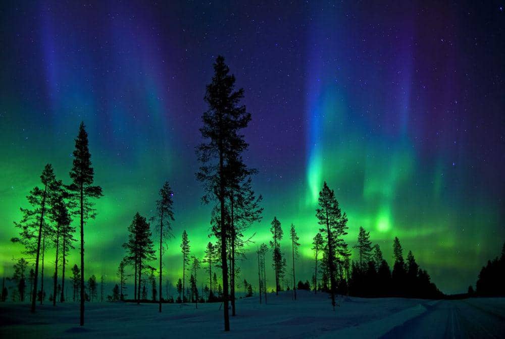 Pemandangan indah di zona utara Finlandia. (pickyourtrail.com)