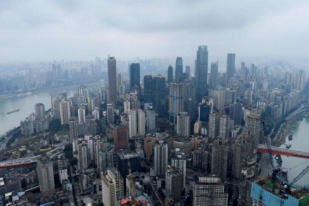 Kota Chongqing sebagai kota dingin dan produktif di China. (scmp.com)