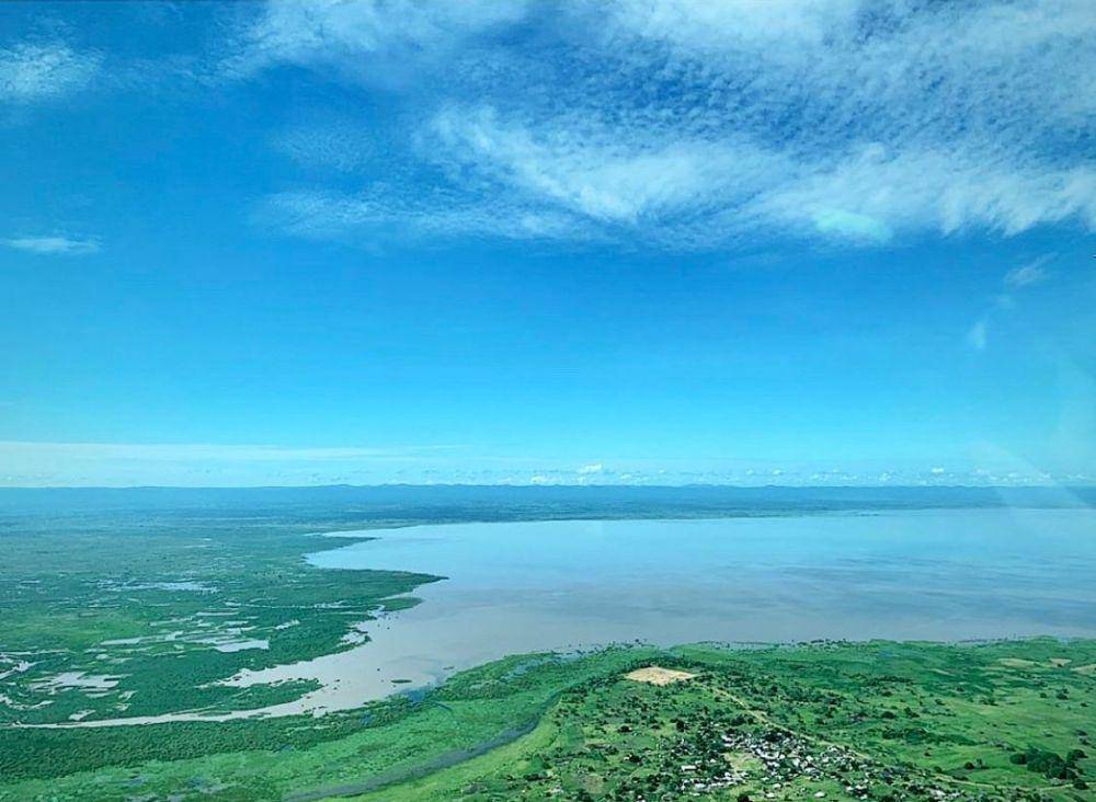 Foto udara Danau Rukwa (twitter.com/auricair)