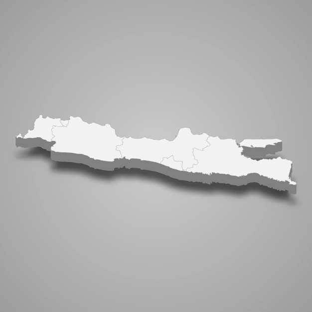 Ilustrasi pulau Jawa (freepik.com)