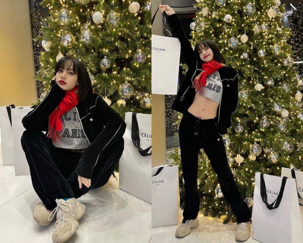 Lisa merayakan Natal. (instagram.com/lalalalisa_m)