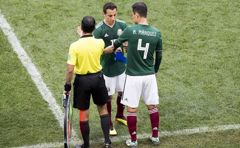 Pergantian kapten Andreas Guardado untuk Rafa Marquez 2018 (eluniversal.com.mx)