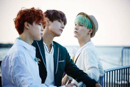 Suga, V, dan Jimin BTS. (dok. Big Hit)