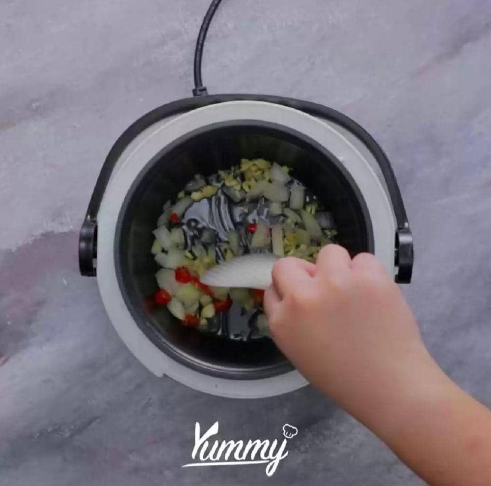 Nasi gila rice cooker (yummy.co.id)