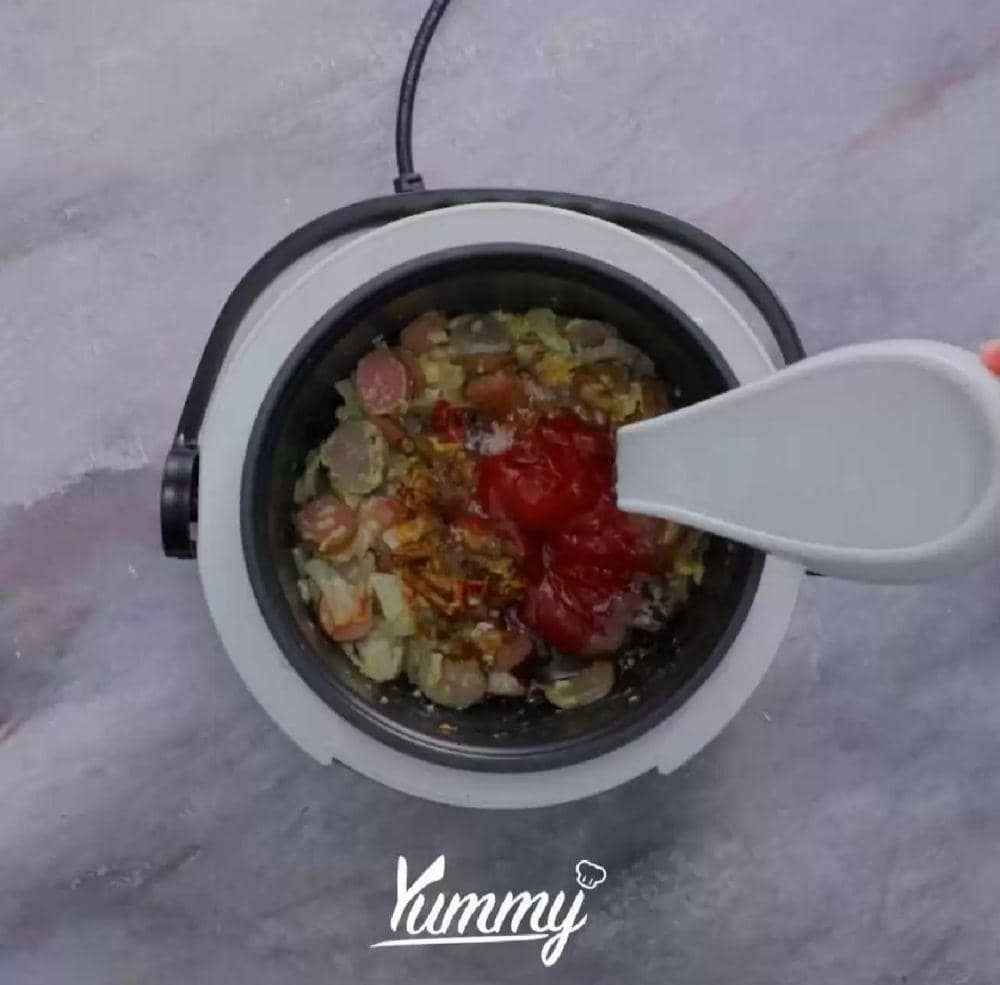Nasi gila rice cooker (yummy.co.id)