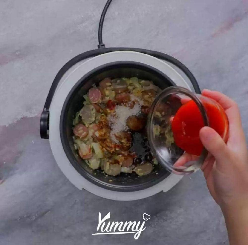 Nasi gila rice cooker (yummy.co.id)