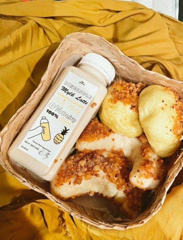 Hampers Lebaran berisi roti vegan. (tangkapan layar cerita Instagram.com/nikitawillyofficial94)