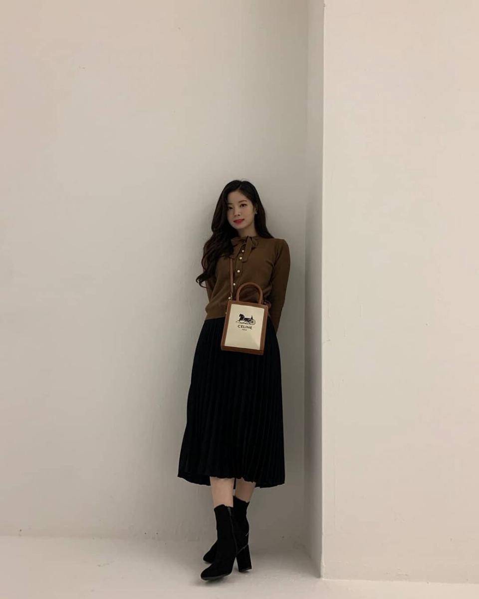 penampilan Dahyun TWICE dengan fashion khasnya (instagram.com/twicetagram)