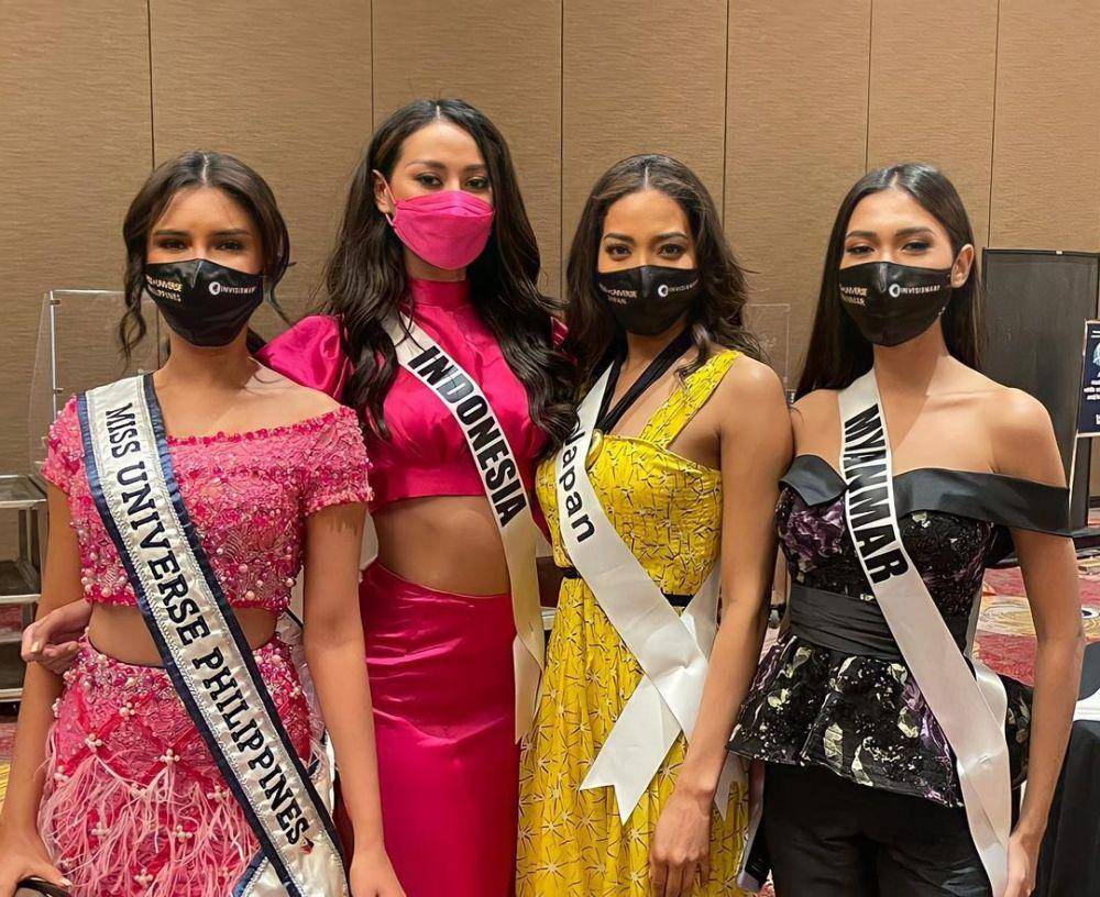 Ayu Maulida di hari pertama karantina Miss Universe 2020 (Instagram.com/officialpiteriindonesia)