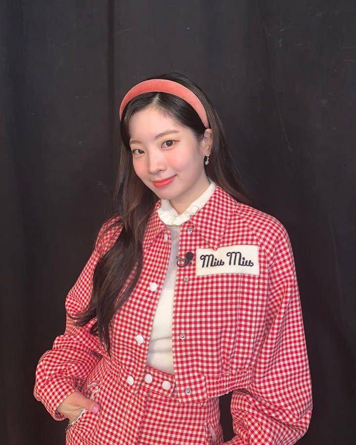 penampilan Dahyun TWICE dengan fashion khasnya (instagram.com/twicetagram)