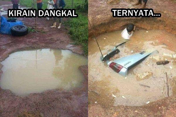 momen sial berkendara (instagram.com/penahanrasaberakgram)