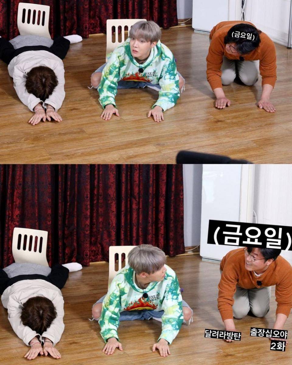 cuplikan The Game Caterers X Run BTS (instagram.com/15ya.baby)