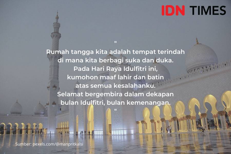 Ucapan Idulfitri untuk suami (IDN Times/Tyas Hanina)