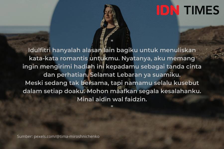 Ucapan Idulfitri untuk suami (IDN Times/Tyas Hanina)