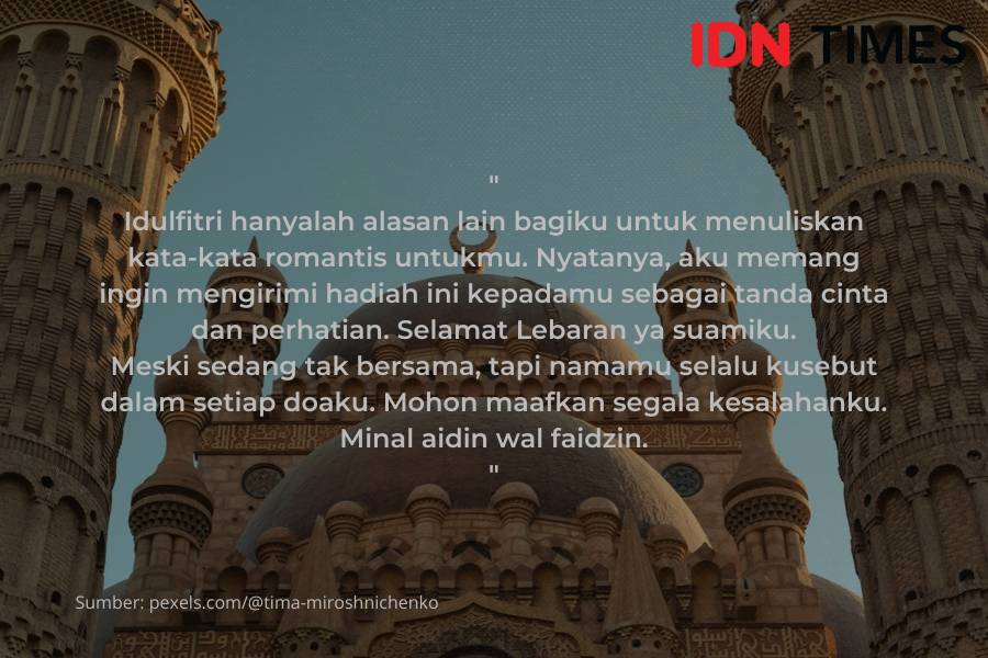 Ucapan Idulfitri untuk suami (IDN Times/Tyas Hanina)
