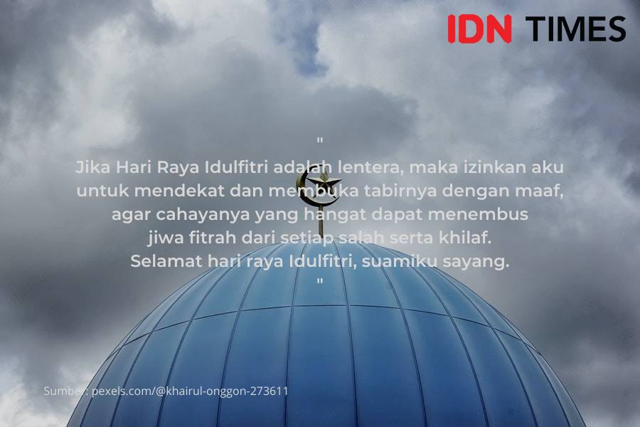Ucapan Idulfitri untuk suami (IDN Times/Tyas Hanina)