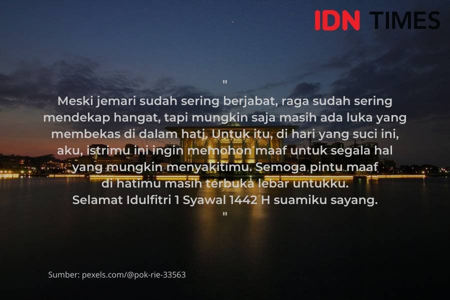 Ucapan Idulfitri untuk suami (IDN Times/Tyas Hanina)