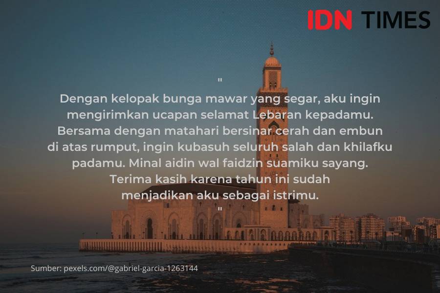 Ucapan Idulfitri untuk suami (IDN Times/Tyas Hanina)