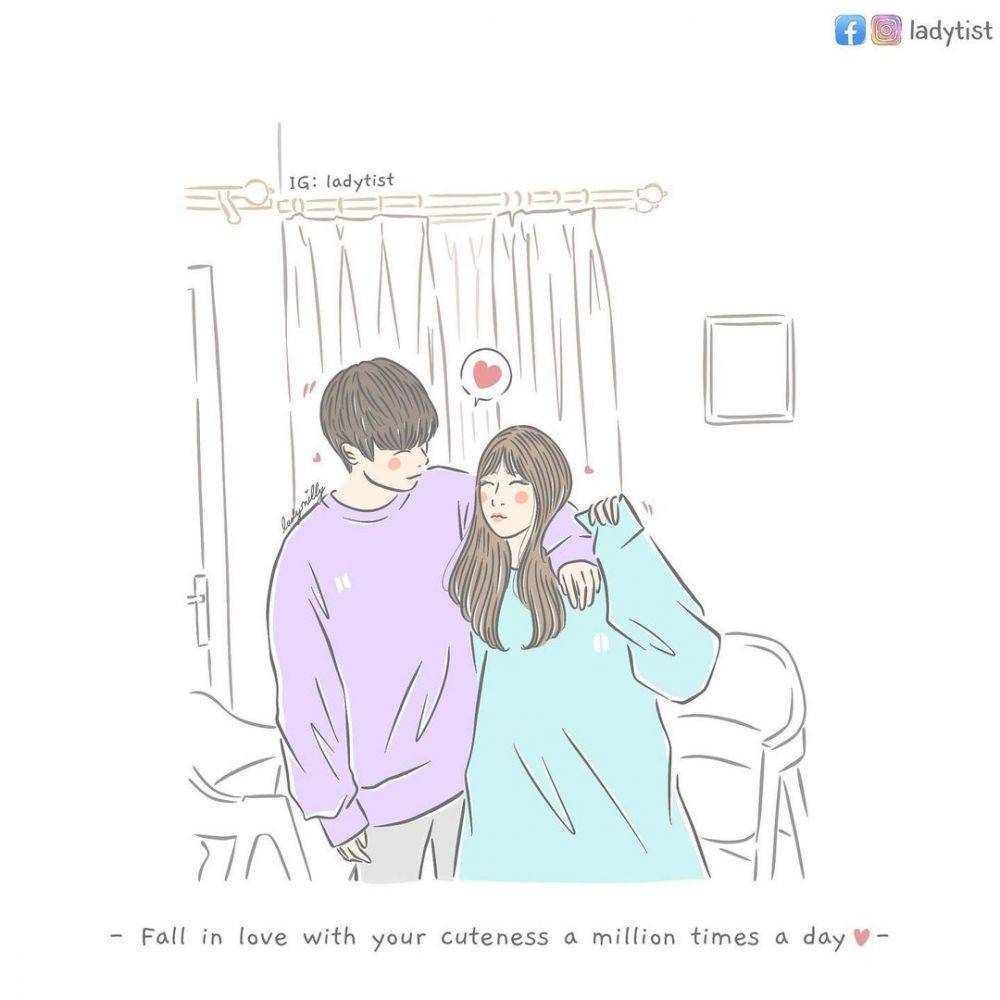 ilustrasi pasangan (instagram.com/ladytist)